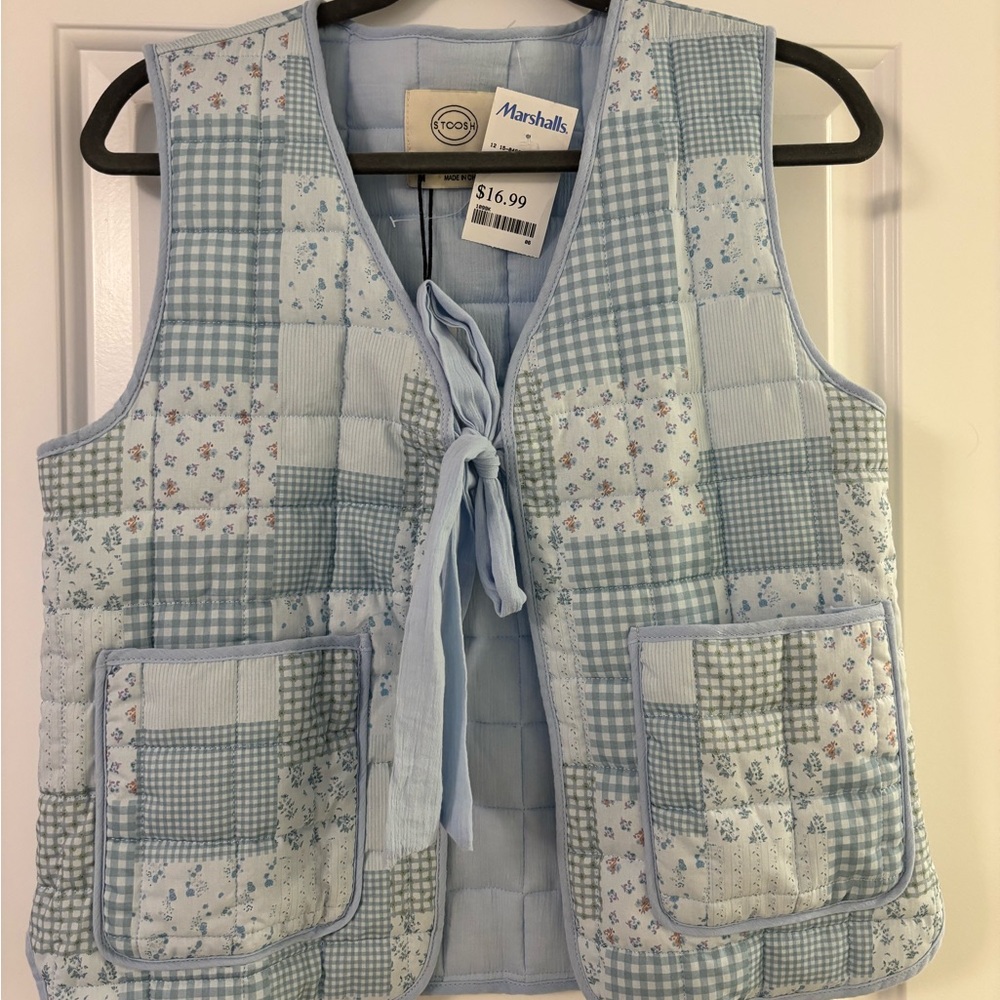 NWT Patchwork Vest